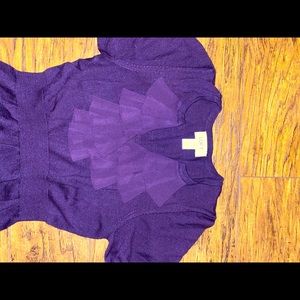Purple XXS Loft Sweater Dress